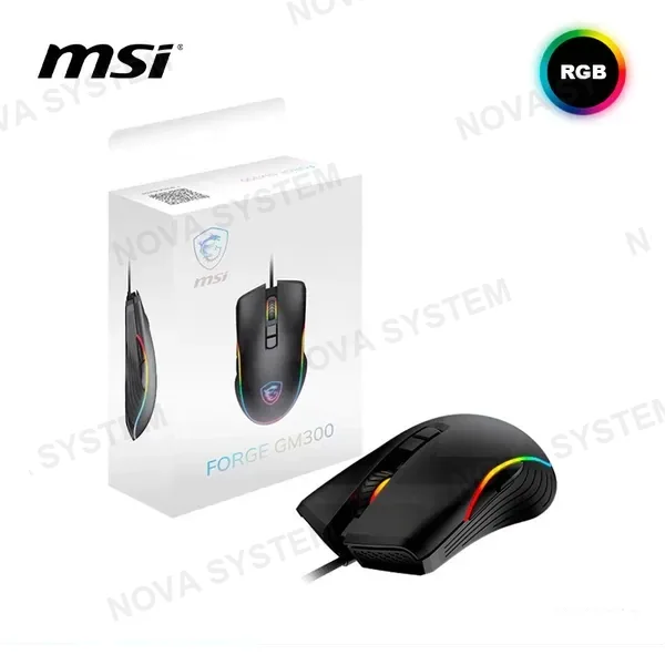 MSI MOUSE GAMING MSI FORGE GM300, 7200 DPI, RGB