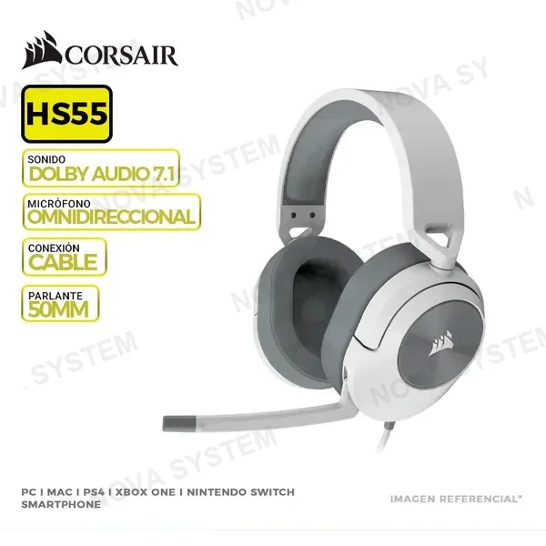 CORSAIR AURICULAR GAMING CORSAIR HS55 SURROUND