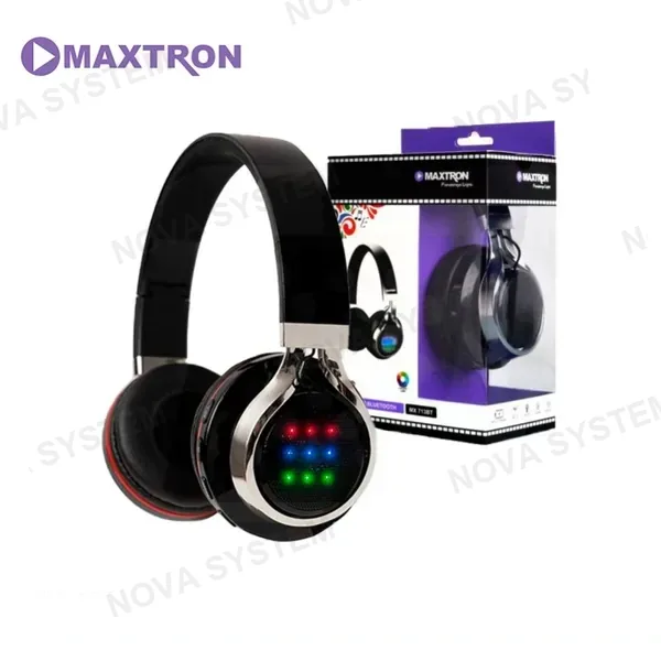 AURICULAR MAXTRON BLUETOOTH BLK MX713BT