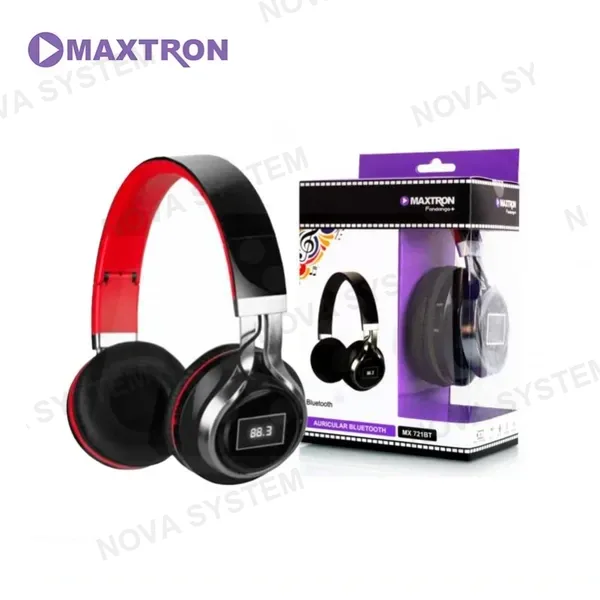 AURICULAR MAXTRON BLUETOOTH BLK MX721BT