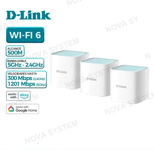 D-LINK D-LINK M15-2 ROUTER MESH AX1500, PACK 3