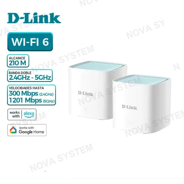 D-LINK D-LINK M15-2 ROUTER MESH AX1500, PACK 2