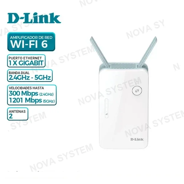 D-LINK D-LINK E15, AMPLIFICADOR DE RED MESH WI-FI 6 AX1500