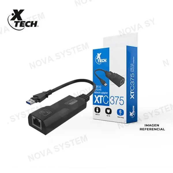 XTECH XTC-375, ADAPATADOR US A RJ-45