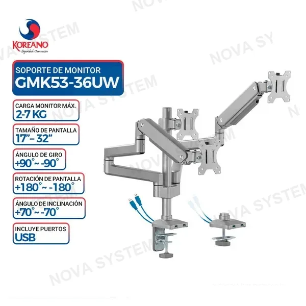 Soporte Para Monitor Koreano GMK53-36UW