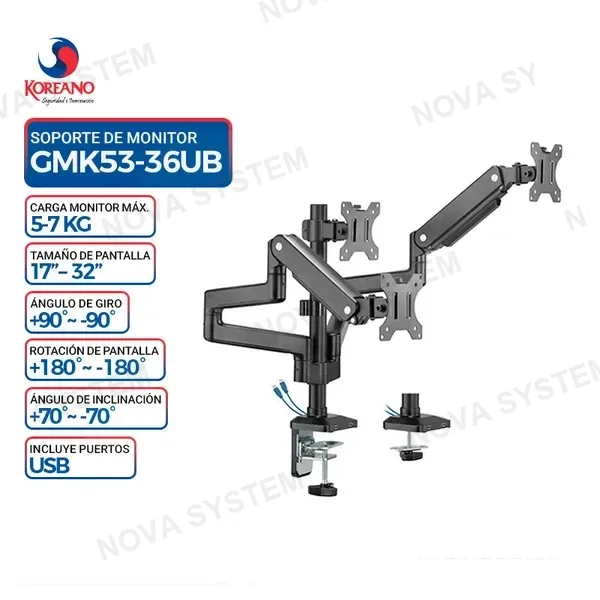 SOPORTE PARA MONITOR KOREANO GMK53-36UB