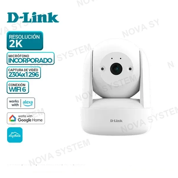 D-LINK CÁMARA D-LINK DCS-6501LH, WI-FI, 2K, MOVIMIENTO HORIZONTAL Y VERTICAL
