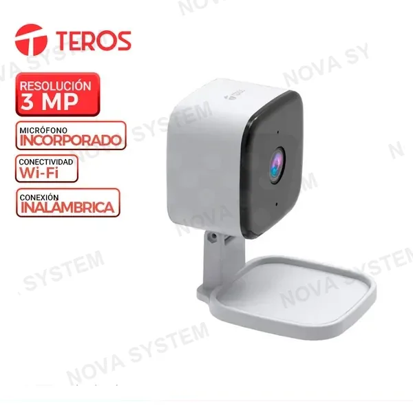 INTEL CAMARA INTELIGENTE (Interna Fija) TEROS TE-90601W, 3 MP, Wi-Fi, Blanco