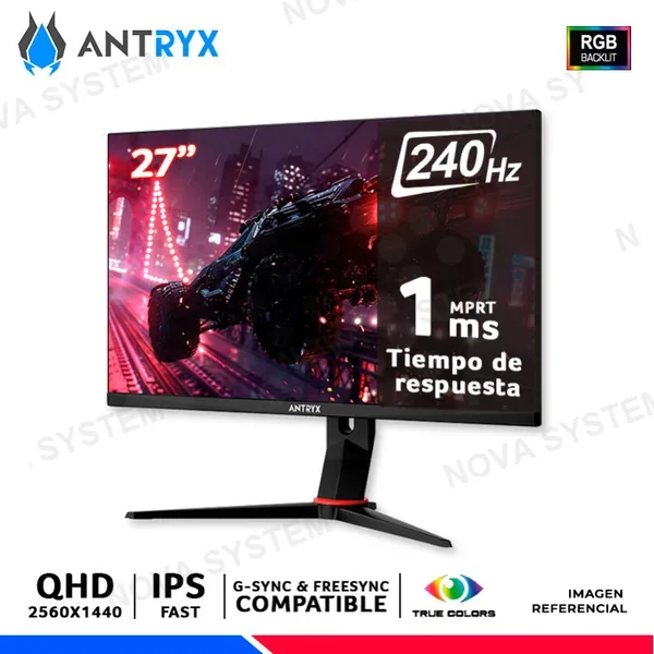 ANTRYX MONITOR ANTRYX XTREME VISION IPX2755QGXP, 27" FAST IPS, 2K, 240Hz, 1ms