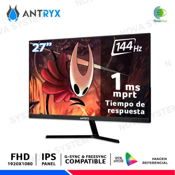 ANTRYX MONITOR GAMING ANTRYX VISION IPX2711GOL, 27" IPS, FHD, 144Hz, 1ms