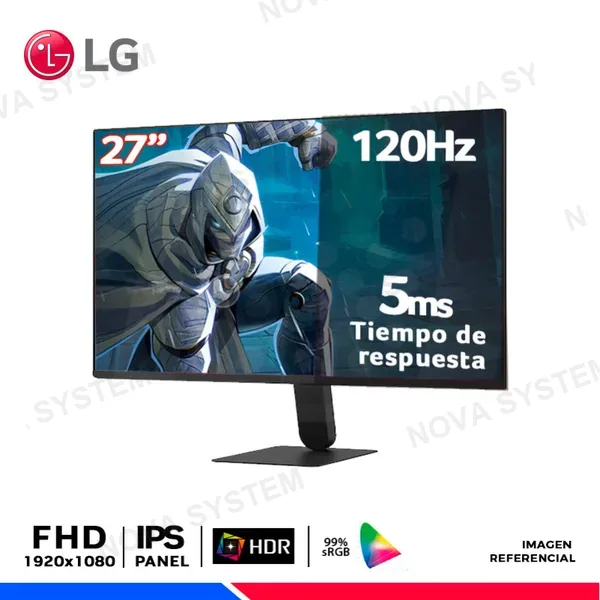 LG MONITOR LG UltraGear 27U411A-B, 27" IPS, FHD, 120Hz, 5ms