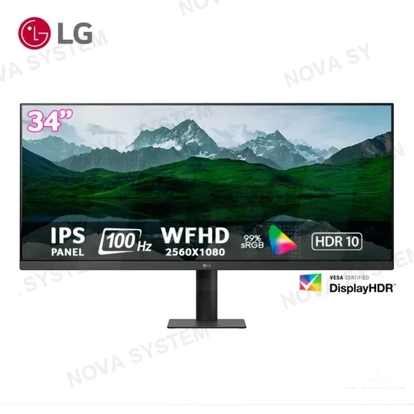 LG MONITOR LG 34U511A-B, 34" IPS Ultrawide, WFHD, 100Hz, 5ms
