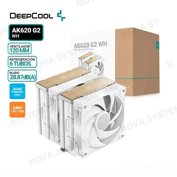 DEEPCOOL COOLER DE PROCESADOR DEEPCOOL AK620 G2 WH
