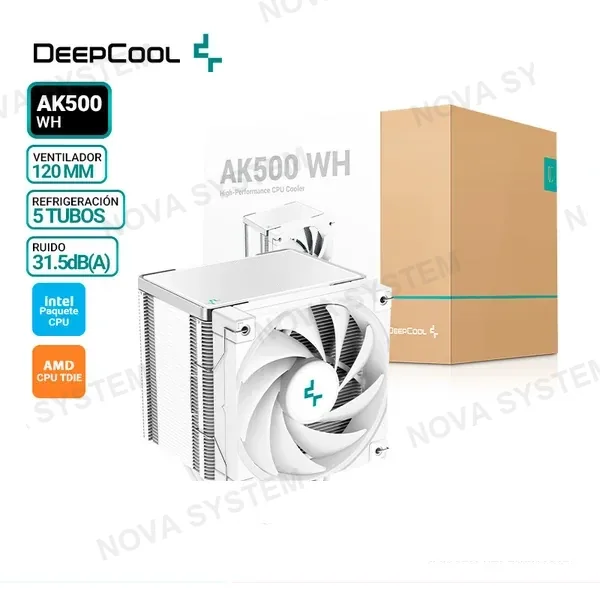 DEEPCOOL COOLER DE PROCESADOR DEEPCOOL AK500 WH