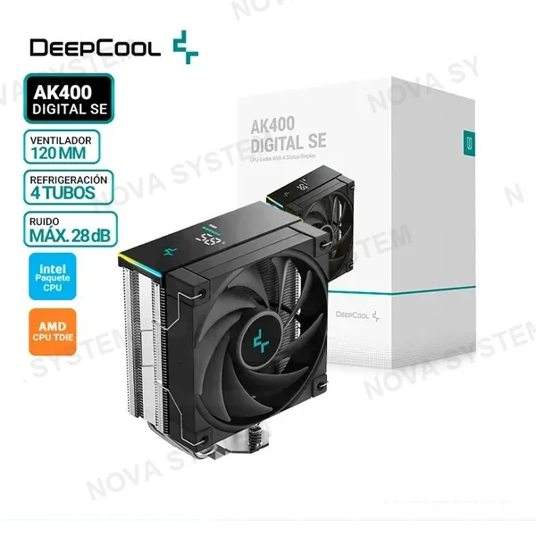 DEEPCOOL COOLER DE PROCEADOR DEEPCOOL AK400 DIGITAL SE