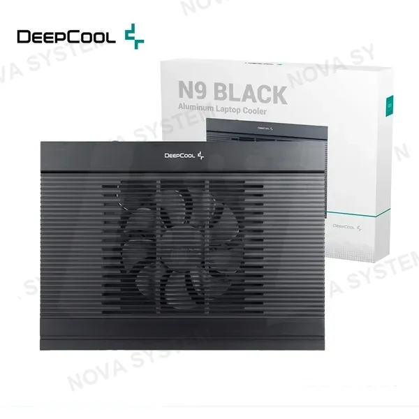 DEEPCOOL COOLER DE LAPTOP DEEPCOOL N9 BLACK, ALUMINIO