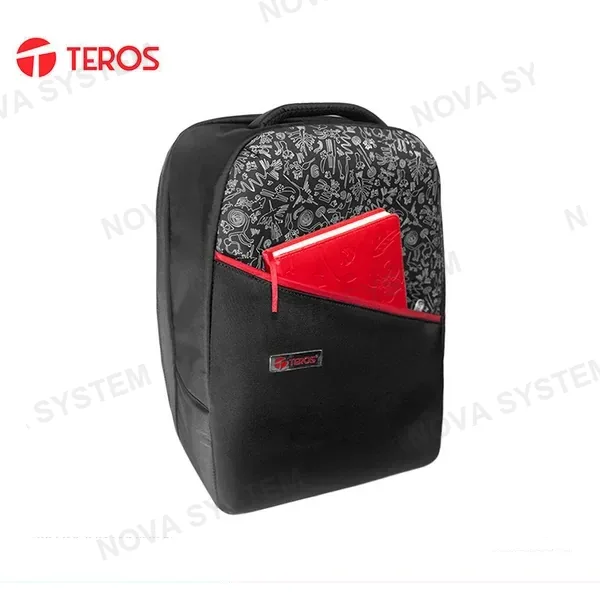 TEROS MOCHILA TEROS WORK PERUVIAN TE-ACS9024, POLIESTER - PU, 15.6" NEGRA