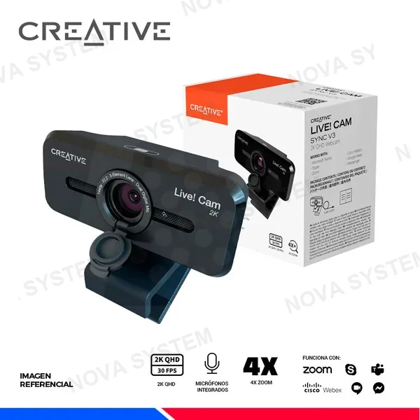 CAMARA WEB CREATIVE LIVE! CAM SYNC V3 2K