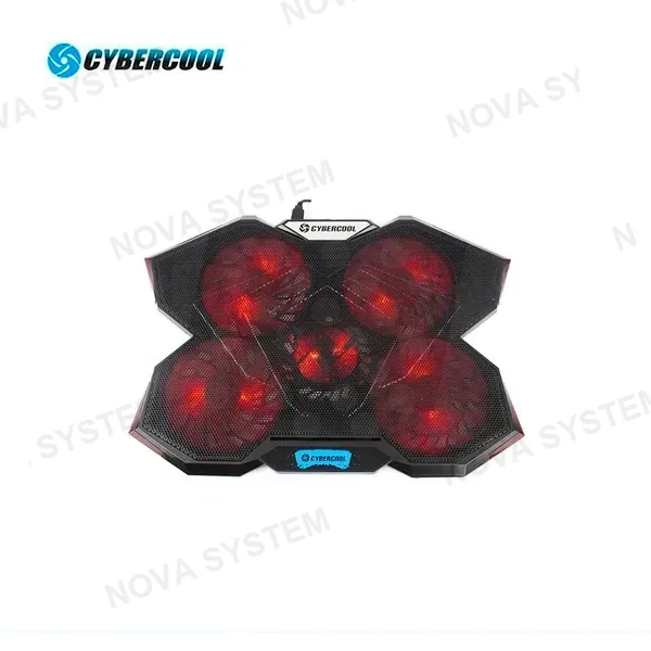 COOLER GAMING PARA LAPTOP CYBERCOOL HA-K3 LED ROJO