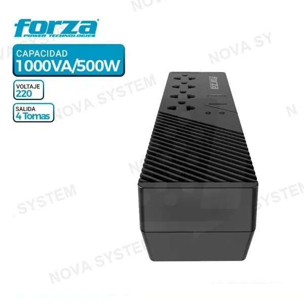 FORZA ESTABILIZADOR FORZA FVR-1012 1000VA/500W