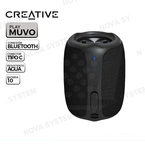 PARLANTE CREATIVE MUVO PLAY BLUETOOH BLACK