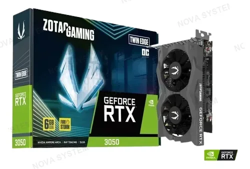 ZOTAC TARJETA DE VIDEO ZOTAC RTX 3050 6GB TWIN EDGE GDDR6 OC