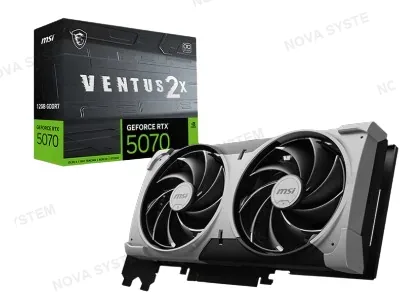 MSI TARJETA DE VIDEO, MSI VENTUS 2X, RTX 5070 12GB GDDR7 OC
