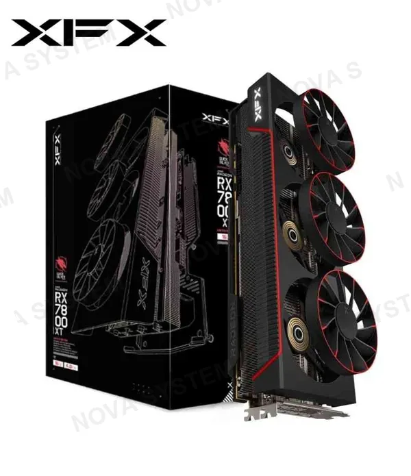 XFX TARJETA DE VIDEO RX 9070 16GB XFX QUICK SILVER GDDR6 BLACK