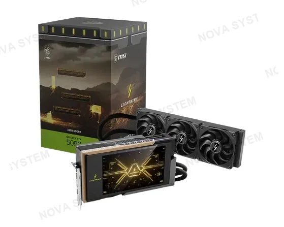 MSI TARJETA DE VIDEO MSI LIGHTNING Z RTX 5090 32GB GDDR7 512 BITS
