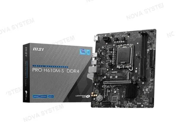 MSI MBB, MSI PRO, H610M-G M.2 LGA1700 DDR5 PCIE 4.0 HDM DP