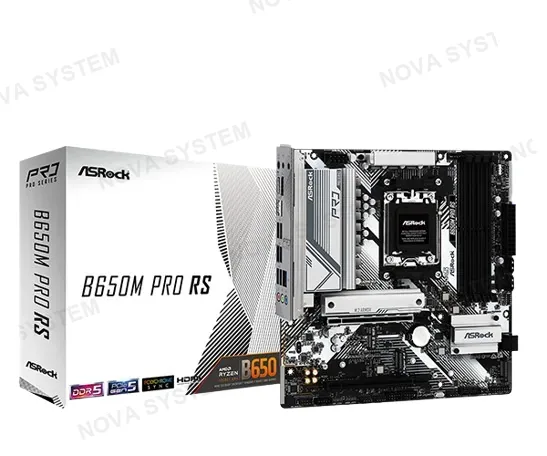 AMD MBB, ASR, AMD AM5 PRO B650M PRO RS DDR5 4 DIMM