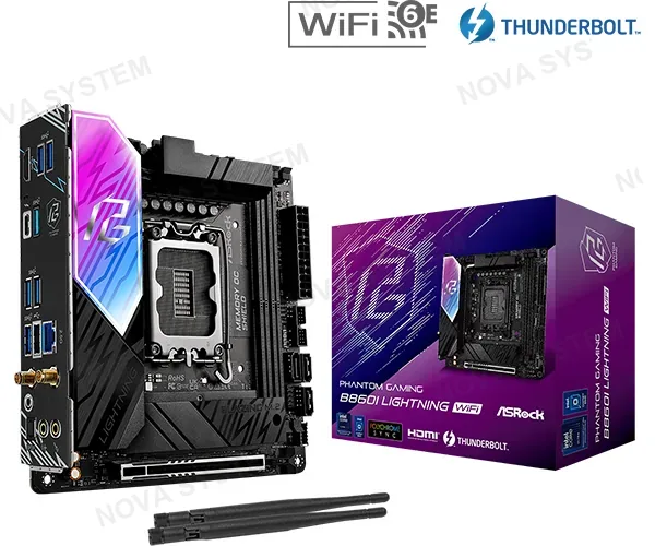 ASROCK MBB, ASROCK, B860i LIGHTNING WIFI INTEL LGA 1851