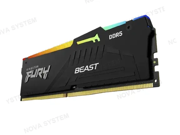 KINGSTON MEMORIA RAM KINGSTON FURY BEAST 16GB 5200MHZ DDR5 RGB