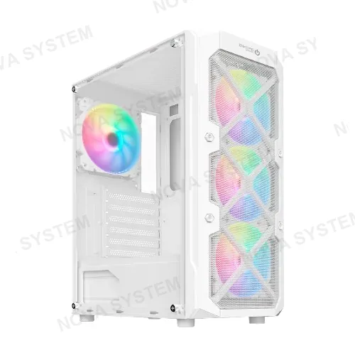 CASE ENKORE WINNER ENK 5002W RGB 4FAN LED S/FUENTE WHITE