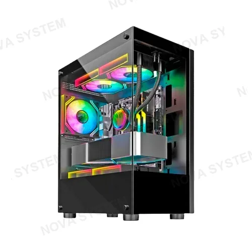 HALION CASE GAMER HALION MARK 355 FISH TANK 3 FANS RGB