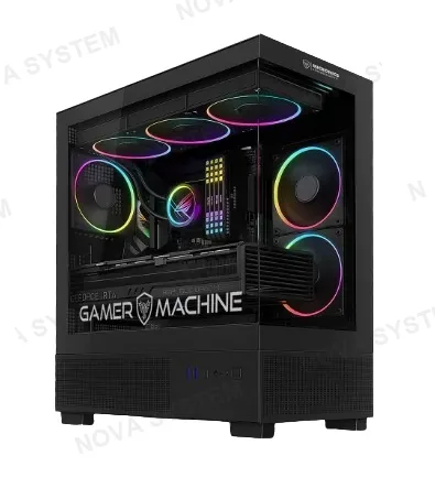 MICRONICS CASE GAMER, MICRONICS, ATX CROSSWORTH MIC FC1002 6FAN ARGB