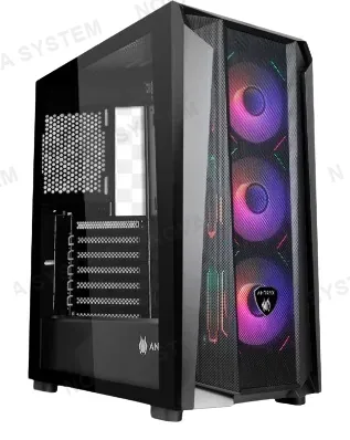 ANTRYX CASE ANTRYX RX 570 BLACK SIN FUENTE ARGB 3 FAN
