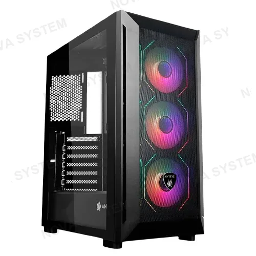 ANTRYX CASE ANTRYX RX 550 BLACK SIN FUENTE ARGB 3 FAN