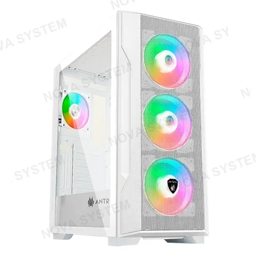 ANTRYX CASE GAMER, ANTRYX, FX710 WHITE ARGB 4FAN USB TYPE-C