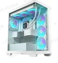 DEEPCOOL CASE GAMER, DEEPCOOL, CG580 BLANCO SIN FANS