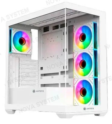 ANTRYX CASE GAMER, ANTRYX, FX750 WHITE ARGB 4FAN USB TYPE-C