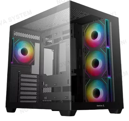 DEEPCOOL CASE GAMER, DEEPCOOL, CG530 4F NEGRO SIN FUENTE