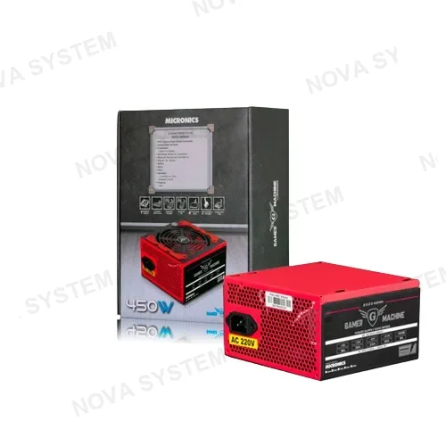 FUENTE DE PODER, MICRONIC, 450W REALES ATX