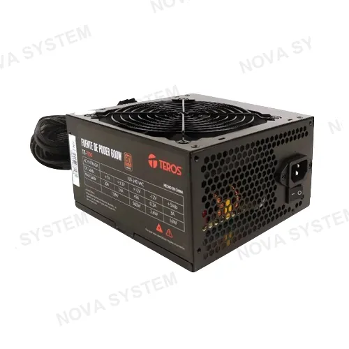 TEROS FUENTE DE PODER, TEROS, TE-7160 600W 80 PLUS BRONCE ATX