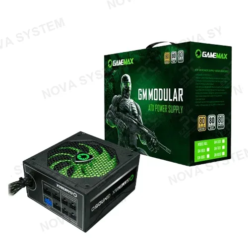 GAMEMAX FUENTE DE PODER, GAMEMAX, GM-800W SEMI-MODULAR 80 PLUS BRONZE