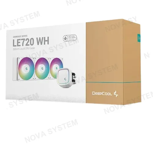 DEEPCOOL REFRIGERACION LIQUIDA, DEEP COOL, LE720 WHITE A-RGB 3FAN