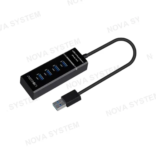 ASTRO HUB USB 4 EN 1 H3400 4 PUERTOS ASTROM
