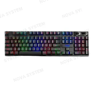 TECLADO GAMER MENBRANA, CYBERTEL, XTREME BLACK K505W