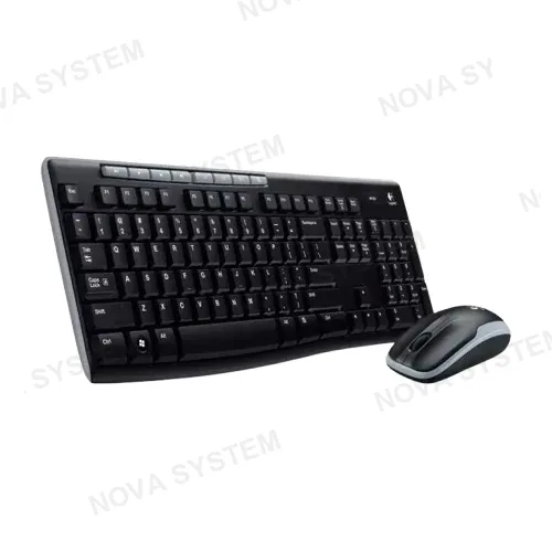 LOGITECH TECLADO + MOUSE , LOGITECH, MK270 WIRELESS USB BLACK
