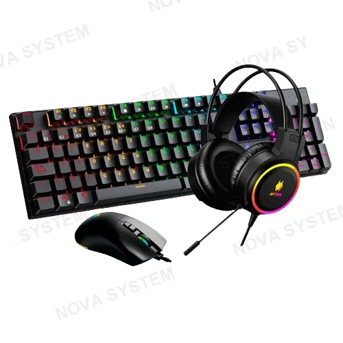 ANTRYX KIT 3 EN 1 GAMING, ANTRYX GC-3100 X3 BLACK, RED SWITCH
